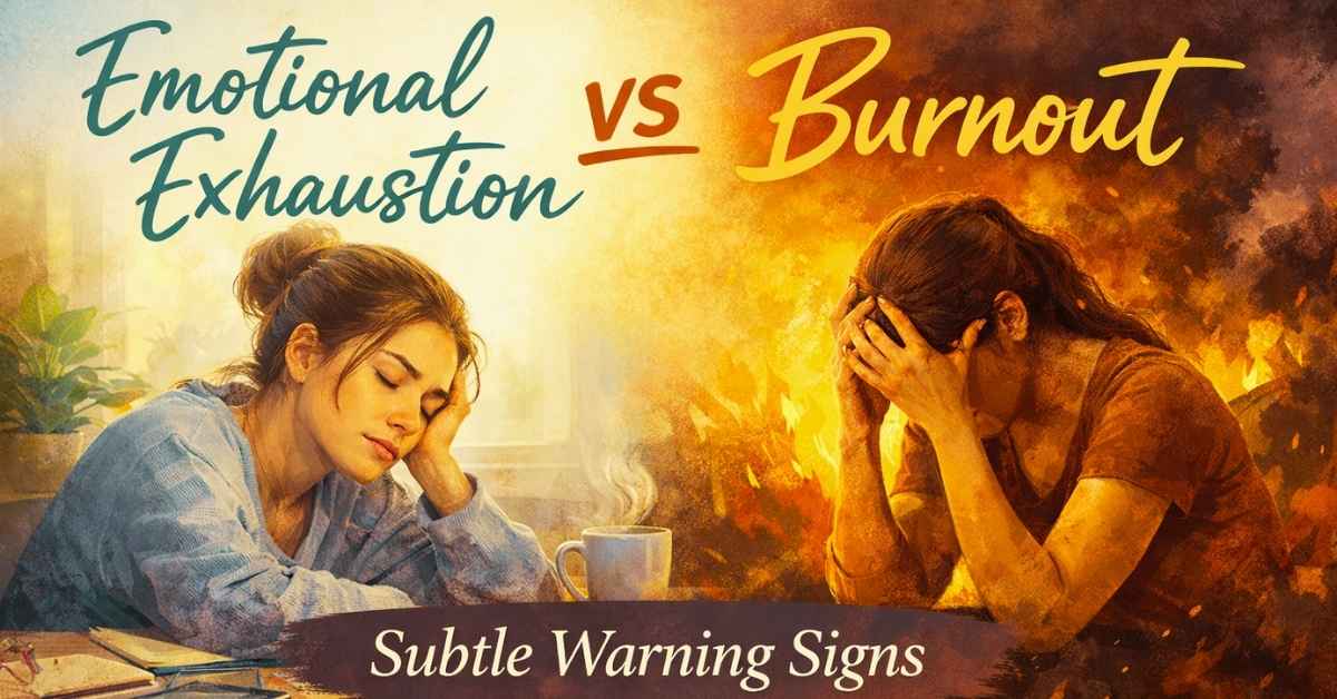Emotional Exhaustion vs Burnout: Subtle Warning Signs