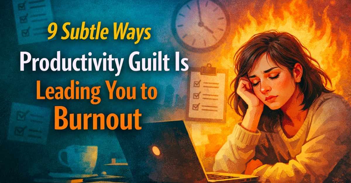 9 Ways Productivity Guilt Is Leading You to Burnout