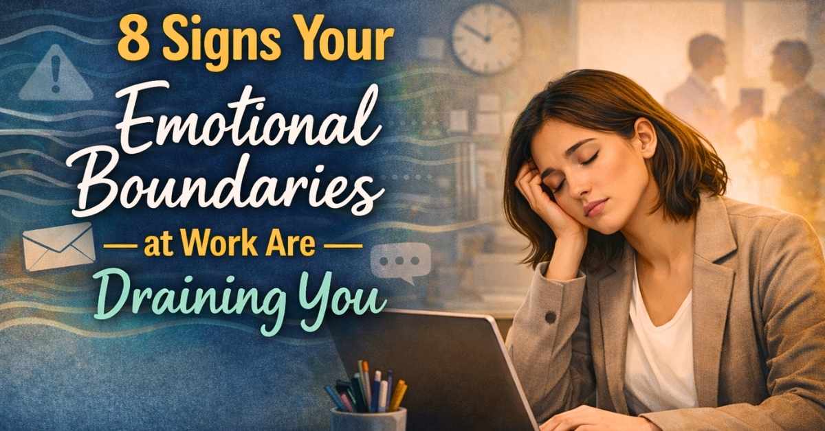 8 Signs Your Emotional Boundaries at Work Are Draining You