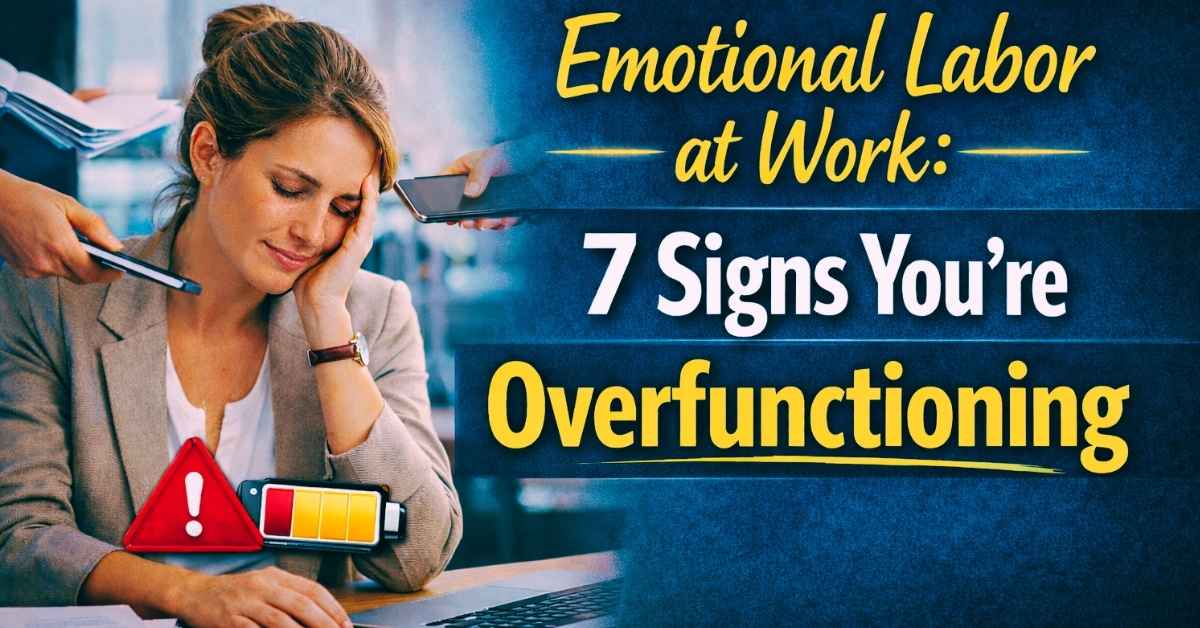 Emotional Labor at Work: 7 Signs