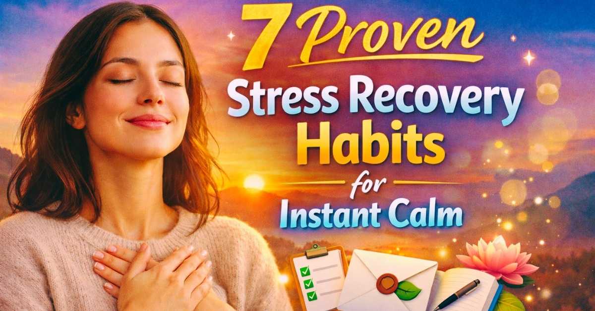 7 Stress Recovery Habits