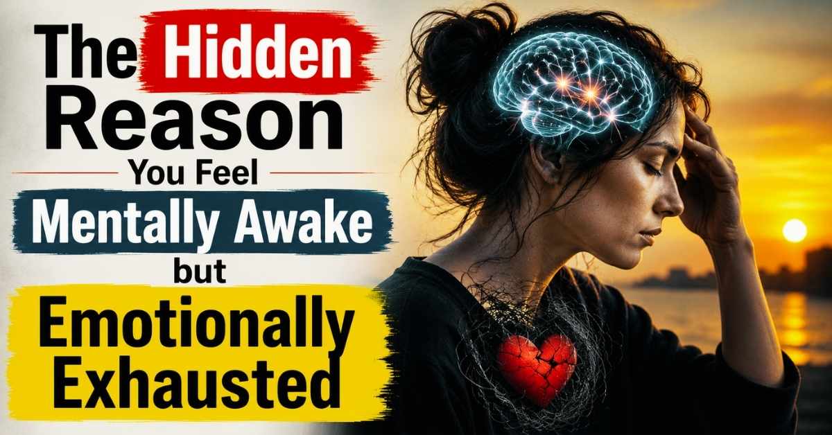 The Hidden Reason You Feel Mentally Awake but Emotionally Exhausted